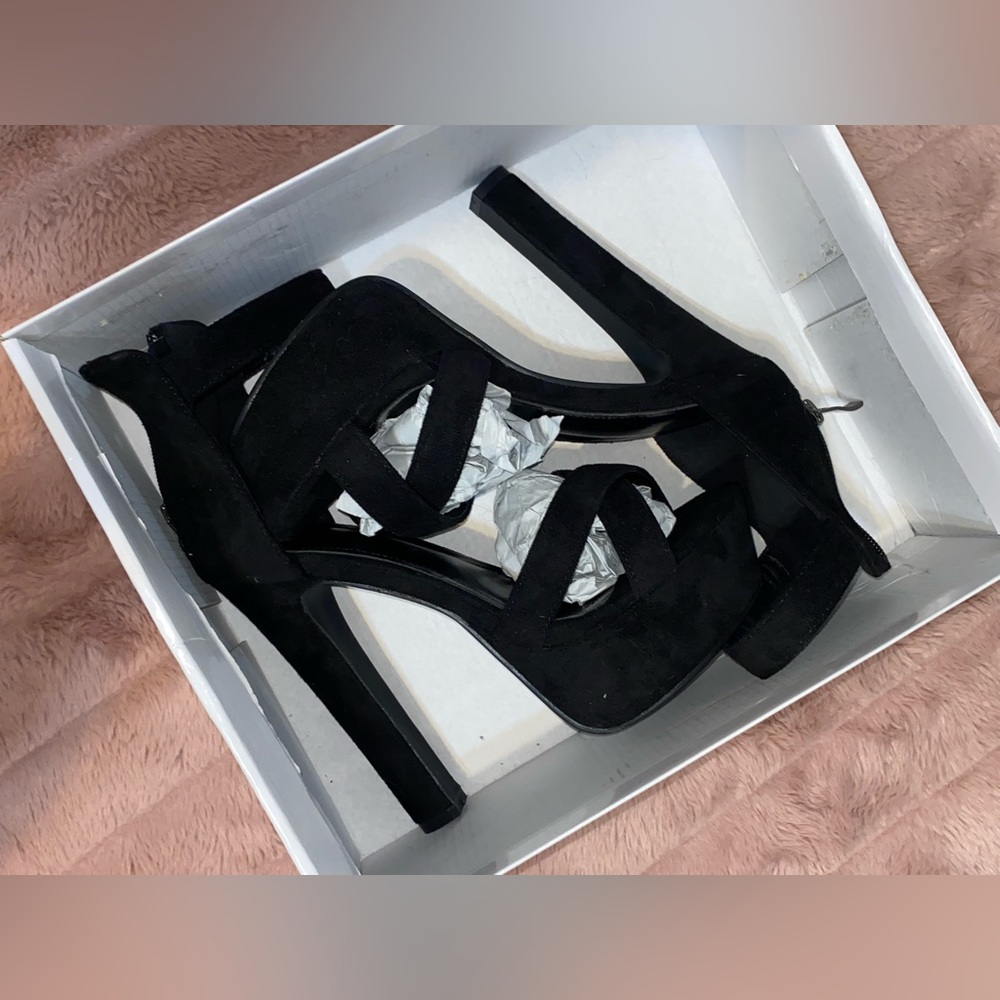 Sexy black high heels
